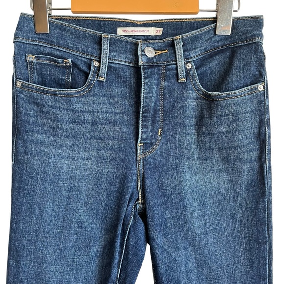 Levi’s 315 Shaping Bootcut Jeans W27 L30 Mid Rise Stretch - Picture 3 of 15